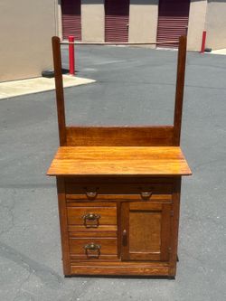 Antique oak - Wash stand