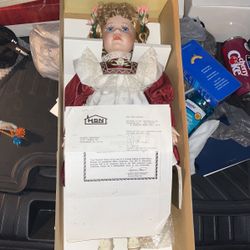 Collectible Doll With Certificate 