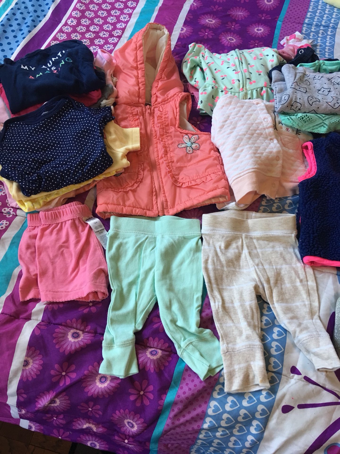 baby girl clothes (0- 6 months
