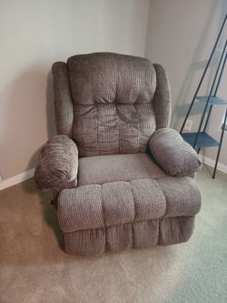 Brown recliner