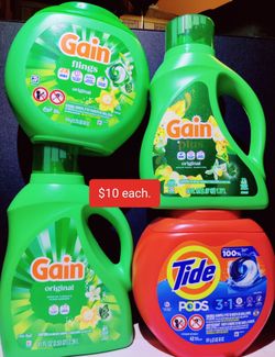 Gain Detergent & Tide Pods