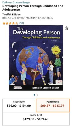 The Developing Person Throug Childhood 12th Edition 