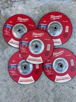 5 Milwaukee Tool 49-94-0633 Grinding Wheel, 7"