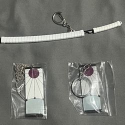 Demon Slayer Keychains And Necklace (New)