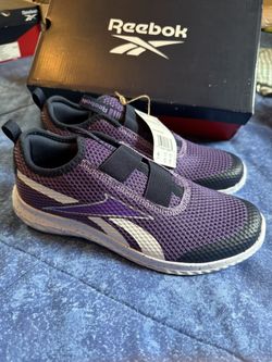 Kids Reebox Rush Runner Slip-on Running Shoes Size 6 