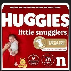NEWBORN DIAPERS-NEVER OPENED 