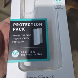 Dexnor for Samsung Galaxy S21 Ultra Case, [Built in Screen Protector and Kickstand] Heavy Duty Military Grade Protection Shockproof Protective Cover f