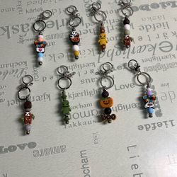 8 New Adorable Character Keychains. $3.50 Each