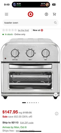 Toaster Oven And Air-Fryer