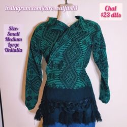 Mexican Chales, Sueter Abierto Tipo Cardigan