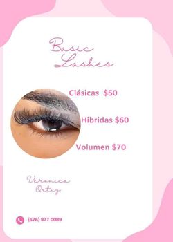 Masajes Reductores Y Extensiones De Pestañas 
