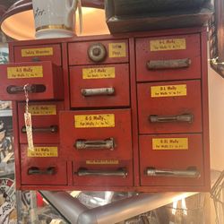 Old Tool Parts Box