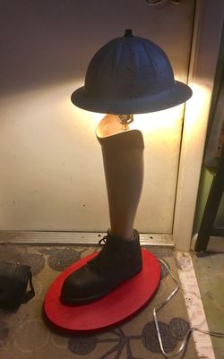 Custom man cave lamp