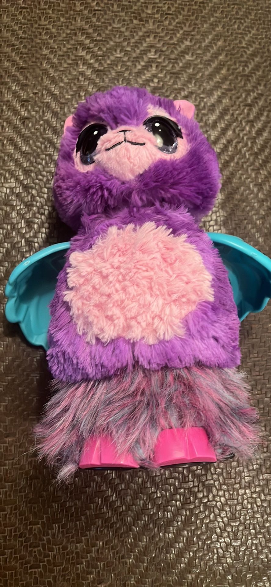 Hatchimals Purple Dragon Plush Toy 32" Interactive