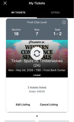 Spurs - Round 2 - Game 1 - May 4, 2026