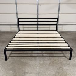 New King Platform Bed Frame (Can Deliver)