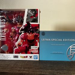 S.H. Figuarts Kaioken Goku And SSJ Blue Kaioken Headsculpt