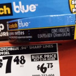 Tuesday  Day Special 35Rolls 3m Scotchblue Painters Tape  0.94inx60yds 