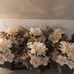 Faux Flower Arrangements 