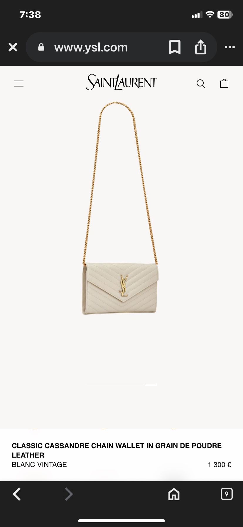 Saint Laurent Purse