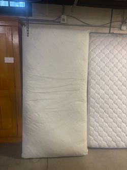 White Foam Mattress with Cover
