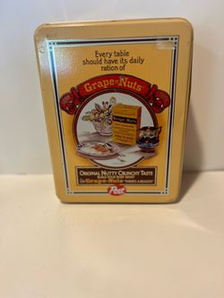 Post Grape-Nuts Vintage Collectible Tin