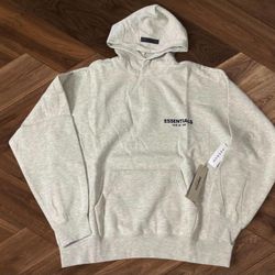 Oatmeal Fear Of God Essentials Hoodie 