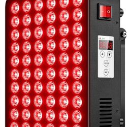 Red Light Therapy for Body, 660nm 850nm Near Infrared Light Therapy Panel, 60 Dual Chip LED Device with 300W of Power, Ideal for Body, Face, Improve S