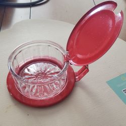 Vintage 70's Cheese Storing And Serving Dish