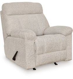Ashley Furniture Hoyne Park - Rocker Recliner - Cobble Stone