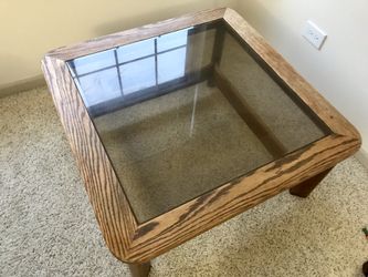 Glass coffee table excellent condition