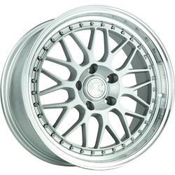Aodhan AH02 17x8 4X100/4X114.3 +35 Silver W/Machined Lip Wheels (We Finance)