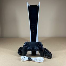 Sony PlayStation 5 Digital Edition 825GB White Console Gaming System CFI-1215B