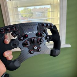Fanatec Formula V2.5X Steering wheel with quick release module