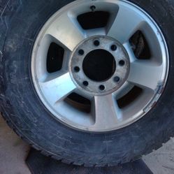 Set Of Rims And Three Nitto Terra Grappler