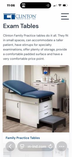 Exam table (new)
