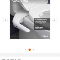 Kohler Pure Wash M100 Attachable Bidet System