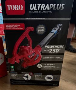 Toro Ultra Plus Electric Blower Vac