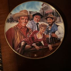 Royal Doulton 1994 Gunsmoke 40th Anniversary Limited Edition Plate 