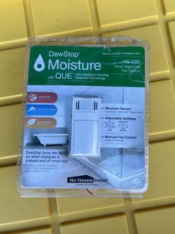 DewStop Moisture Sensor Smart Bathroom Fan Switch