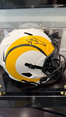Aaron Donald autographed helmet
