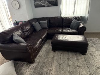 Leather couch