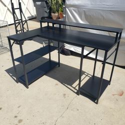 Desk With Charging Station