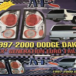 2000 Dodge Dakota tail lights and custom fit 10 subwoofer