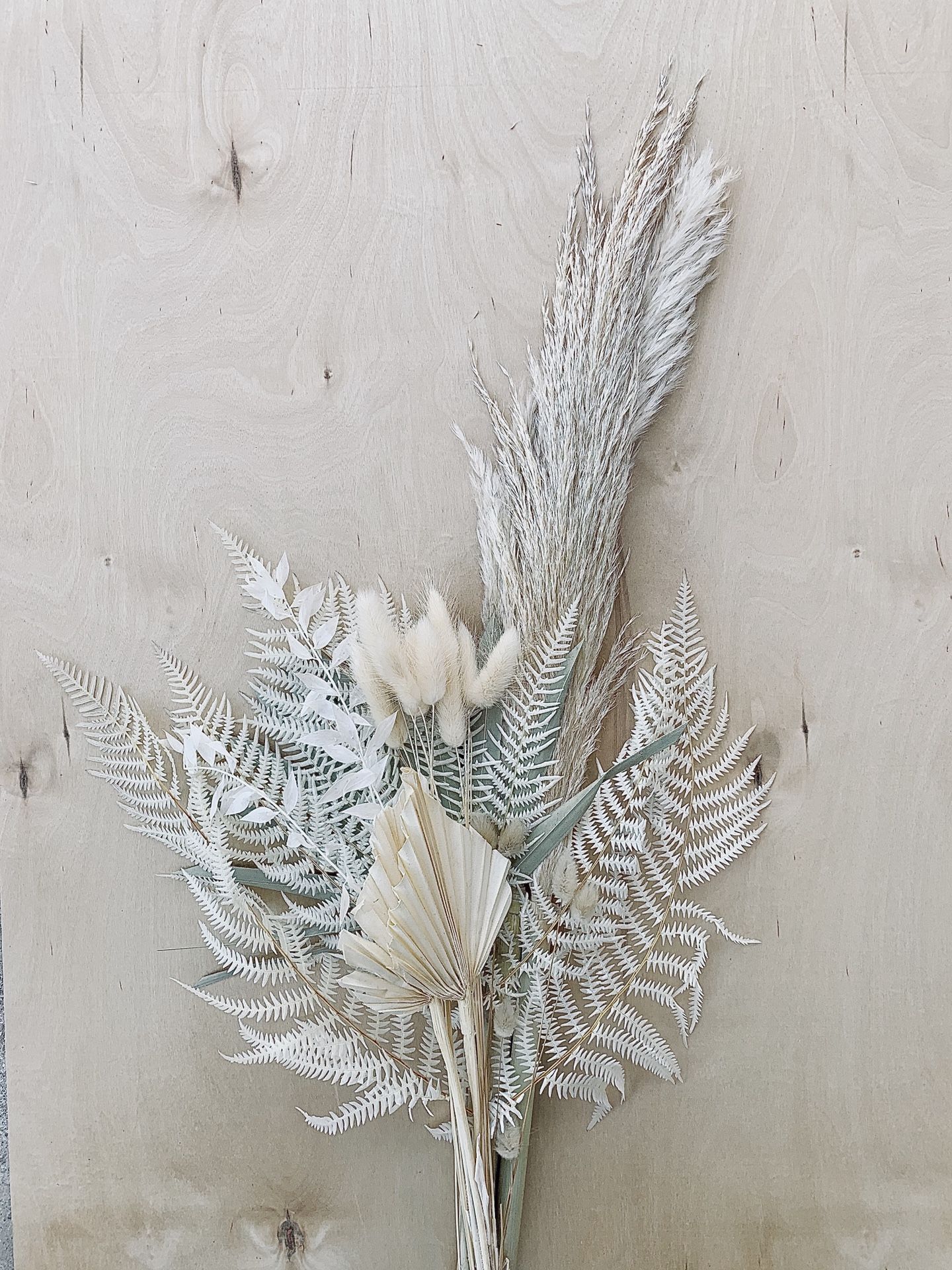 Dried flower bouquet - Pampas Palm - arrangement boho home wedding decor