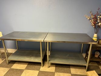 Stainless steel table
