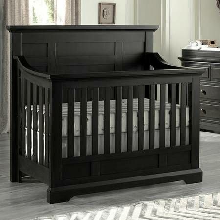 Avalon Oxford Convertible Crib slate- NEW