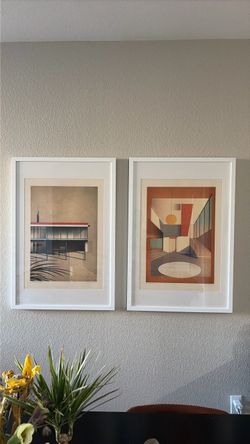2 large art pieces