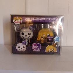 Funko Pop Skeleton Jack & Monster Taco 2 Pack