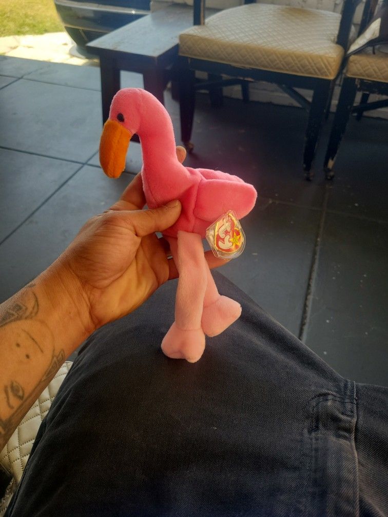 Pinky Beanie Baby Super Rare 4072 1995
